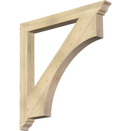Ekena Millwork Westlake Traditional Rough Sawn Bracket, Douglas Fir, 4"W x 42"D x 42"H BKT04X42X42WTL01RDF